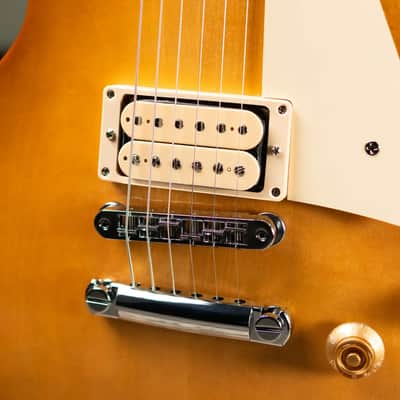 Gibson Les Paul Studio Double Trouble Electric Guitar - Dirty Lemon Burst/Cherry Back with Gig Bag image 9