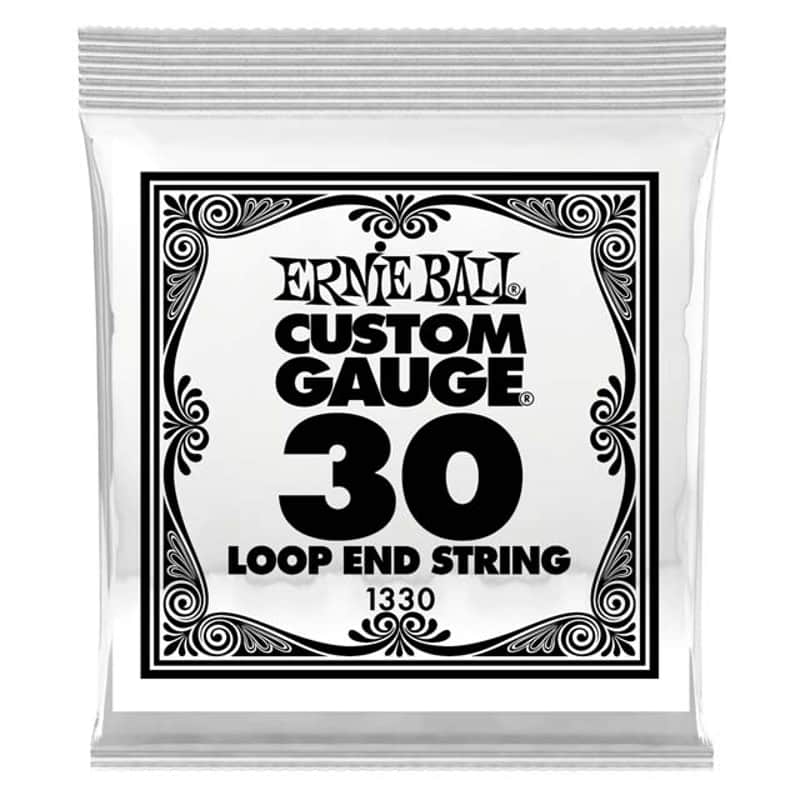 .030 Loop End Stainless Steel Wound Over Tin Plated Steel Core; Bright Crisp Tone + Longevity, Custom Gauge for Banjo, Mandolin, Dulcimer Guitar, etc. image 1