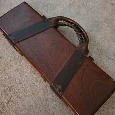 Vintage Wooden Flute & Piccolo Double Case – B-Foot Configuration – Leather Handle image 6