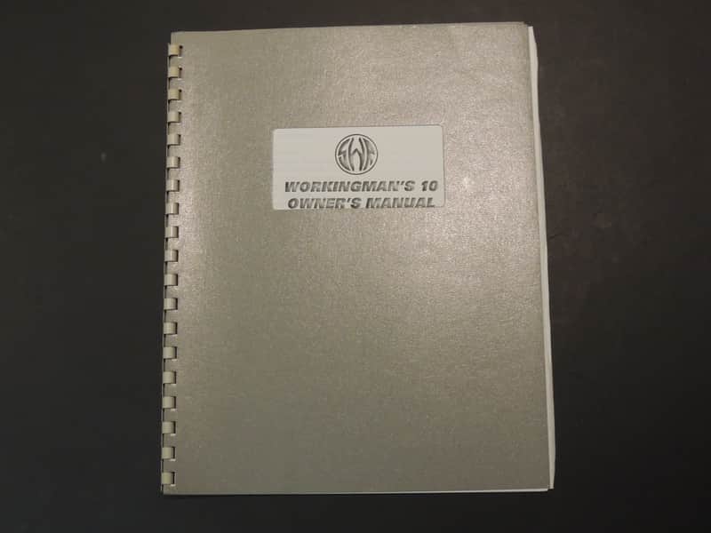 SWR Workingman's 10 Owner's Manual [Three Wave Music] image 1