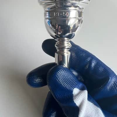 Robert Tucci RT-50 Tuba Mouthpiece Silver Plated image 2