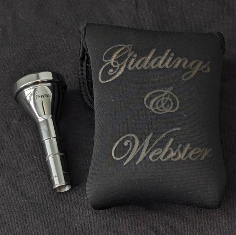 Giddings & Webster Boreas Stainless Steel Trombone Mouthpiece image 1