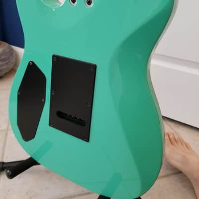 Zion Guitar Technology Custom Build 2009 Surf-green image 8