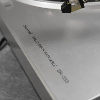 Sansui SR-333 Direct-Drive Turntable Record Player Very Good Condition image 12