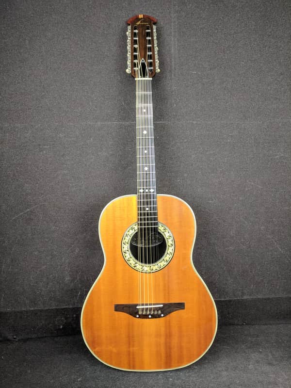 Ovation Pacemaker 1115-4 12-String Acoustic Guitar Natural Finish Made In USA image 1