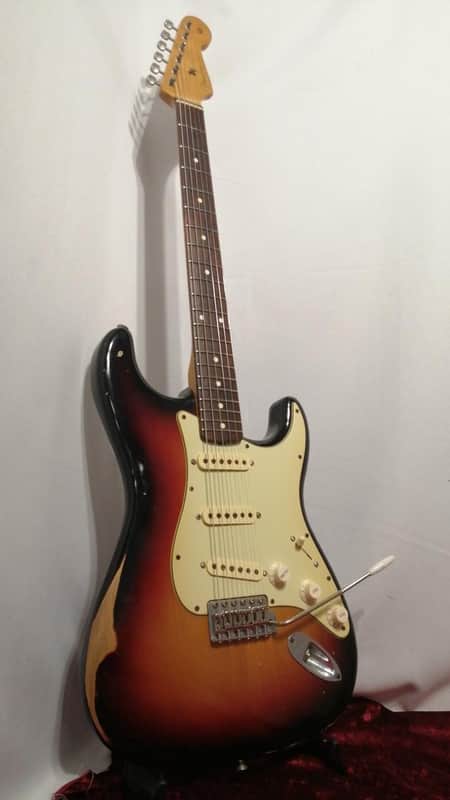 Fender Mexico Road Worn 60s Stratocaster Electric Guitar | Reverb