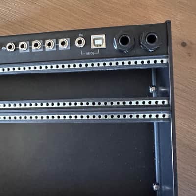 Intellijel Palette w/ lid Decksaver cover 62hp Eurorack Synth Case Stealth Black image 9