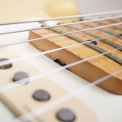Fender Custom Edition ST57-140YM Yngwie Malmsteen Signature Stratocaster MIJ 1994 Pearl Yellow White Scalloped Japan Fujigen w/ OHSC image 10