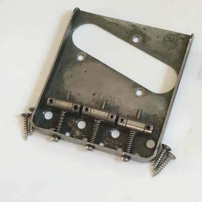 1980s Genuine Fender Japan Vintage Reissue Pat. Pend. MIJ Ashtray Tele Bridge image 4