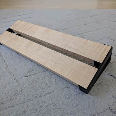 18x6" Flame Maple Modular Pedalboard with 1 Free Generic Pedal Mount - 013 image 2