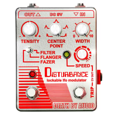 Death by Audio Disturbance Filter/Flanger/Phaser + 2x Gator Patch Cable 3 Pack image 2