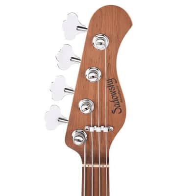 Sadowsky MetroExpress 21 Fret Verdine White Signature 4 String Olympic White High Polish Morado Board image 6
