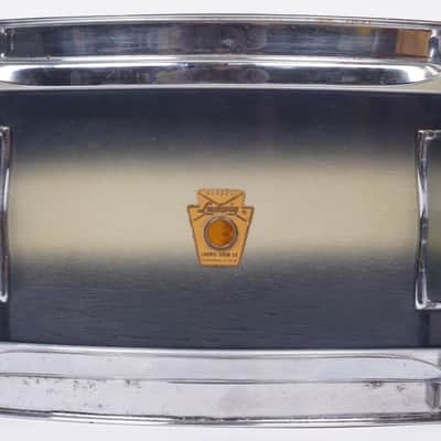Ludwig Pioneer Snare Drum 14x5 - Blue Silver Duco - 1950s - Mahogany - 1958 - Collectors Grade-14" x 5" image 7