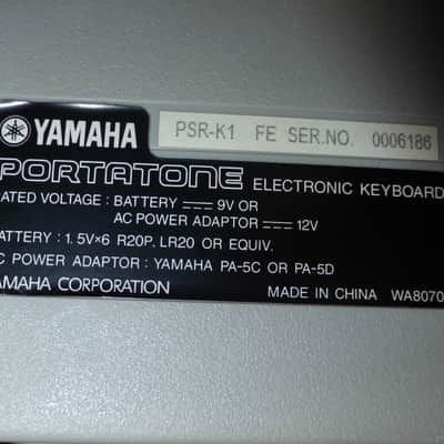Yamaha psr-k1 gris image 4