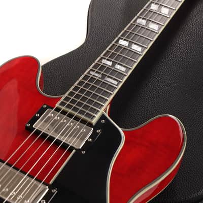Eastman T486-RD Semi-Hollowbody Red image 7