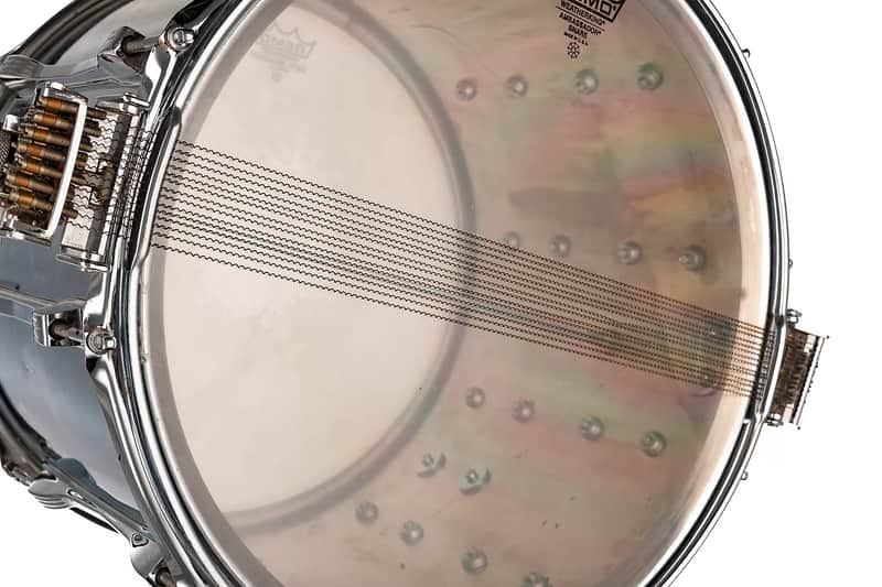 Ludwig 12x15" Stainless Steel 10-Lug Super Sensitive Snare Drum with Parallel Snare System image 3