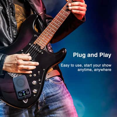 LEKATO 5W bluetooth Guitar Amplifier 4 Effect Guitar AMP Speaker Rechargeable image 6