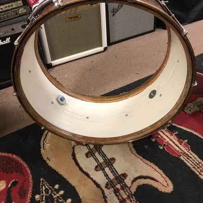 Ludwig&Ludwig 26" Single Tension Marching Bass Drum 1920's - Walnut image 16