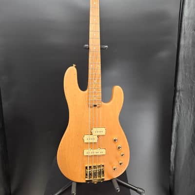 Charvel Pro-Mod San Dimas® Bass PJ IV MAH, Caramelized Maple Fingerboard, Natural Mahogany image 2