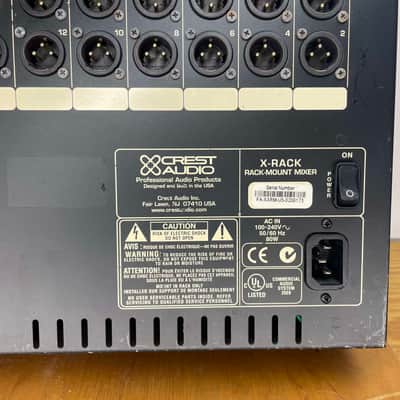 Crest Audio XRM 20 X-Rack – MATRIX / MONITOR mixer image 13