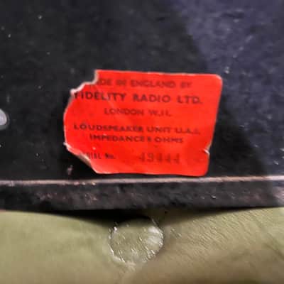 Vintage Fidelity Radio Ltd Loudspeakers .. Made in England .. Pair .. Collection Only image 7