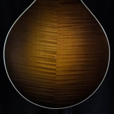 Bourgeois M5A-SB A-Style Mandolin All Torrefied Adirondack/Flame Maple image 2
