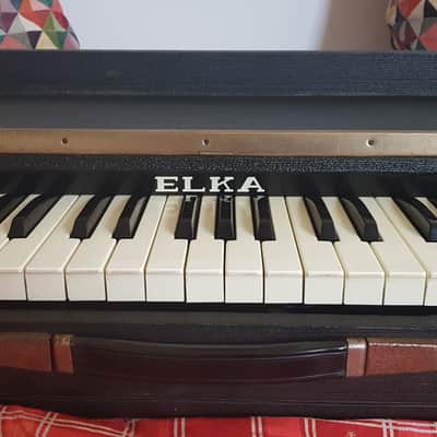 Elka "Piano 88" vintage transistor organ synth Italy image 7