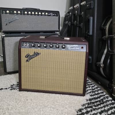 Fender '65 Princeton Reverb Reissue "Bordeaux Reserve" FSR Limited Edition 12-Watt 1x12" Guitar Combo 2010s - Wine Red / Wheat image 1