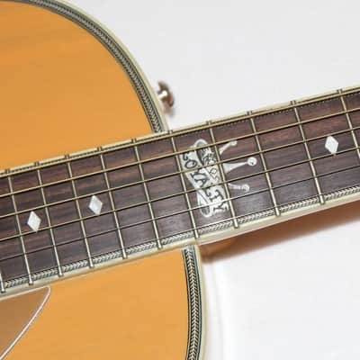 Fender Ron Emory Loyalty Parlor Acoustic Guitar Ash Butterscotch image 4