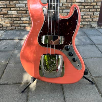 Hollowtone Coral Pink Jazz Bass image 9