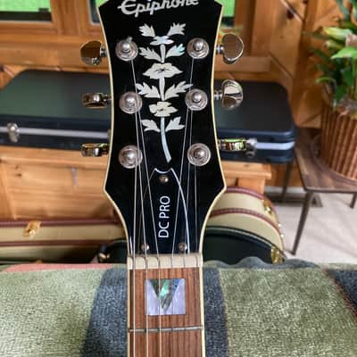 Epiphone DC PRO - RARE!!-2019 - Mojave Fade with NEW Hardshell Case image 4