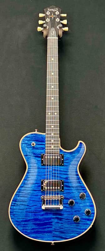 Knaggs - Kenai - Ocean Blue Gloss Nitro - T2 Maple/Mahogany - Mahogany Neck - Ebony Fret Board - Ebony Head Stock - Nickel Hardware - BKP Mule Pickups - w/OHSC - Call for Best Price !!! image 1
