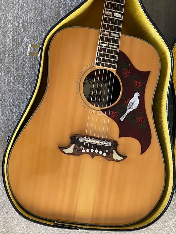 1970’s Alvarez 5025 Acoustic Guitar Dove Copy Dreadnought Made in Japan MIJ Solid Spruce Top + Case - VIDEO image 1