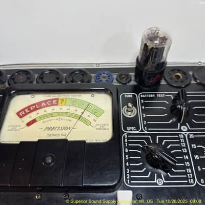 GE 6SN7GTB Preamp Tube 1950s USA - Tested image 4