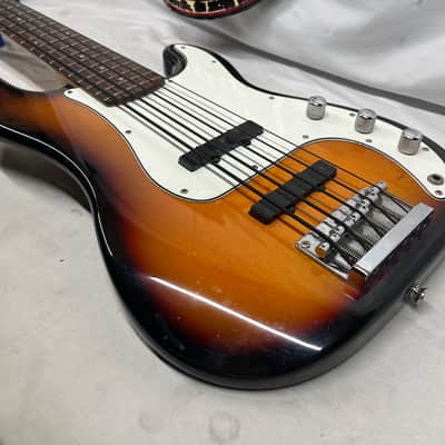 Squier P-Bass Precision Bass Special-5 5-String Electric Bass - Brown Sunburst image 19