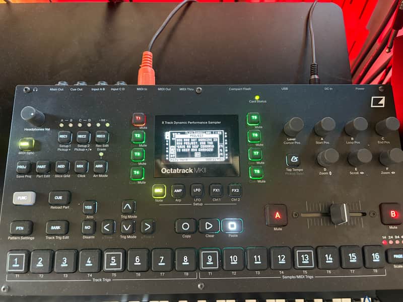 Elektron Octatrack MkII Dynamic 8-Track Performance Sampler 2017 - 2021 - Black image 1