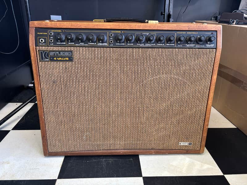 Kustom K Studio 4 Valve 1970s - Natural image 1