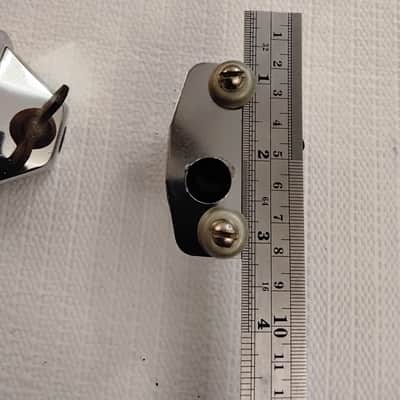 Ludwig 5/16” Bass Drum Curved Spur Mount Brackets….2 In Total… 1970’s…Chrome image 6