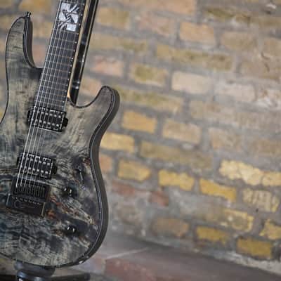 Mayones Regius 7 4-Evertune - Ruud Jolie Spec Custom - Trans Graphite image 3