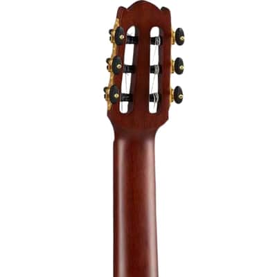 Yamaha Ncx - Acoustic-Electric Classical Guitar; Solid Sitka Spruce Top; Solid Walnut Back And Sides; Mahogany Neck; Ebony Fingerboard; Atmosfeel (Undersaddle Pickup + Contact Sensor + Mic);  Carry Bag; Natural image 8