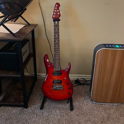 Ernie Ball Music Man JP7 BFR Ball Family Reserve - Cherry Burst image 5