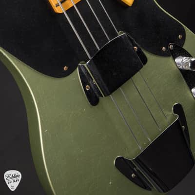 Fender Custom Shop Faded Aged Custom 1951 Precision Bass - Sage Green Metallic/Summer Showcase Event Instrument #XN04327 image 13
