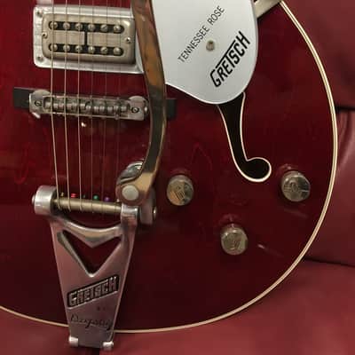 Gretsch G6119T-62 Vintage Select '62 Chet Atkins Tennessee Rose w/Bigsby 2001 Cherry image 4