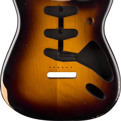 Genuine Fender Road Worn 50's Stratocaster SSS Alder Body, 2-Tone Sunburst