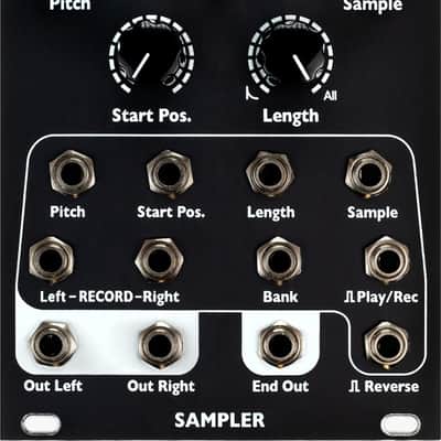 4MS Sampler Eurorack Synth Module, Black image 1