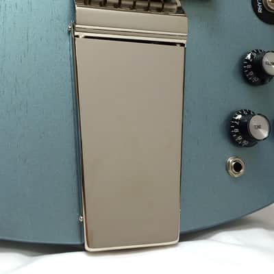 Epiphone SG Custom with Maestro Ltd Ed Electric Guitar - TV Pelham Blue image 4