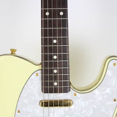 Fender Custom Telecaster 1999 MIJ Vintage White and Gold MINT The Edge U2 image 7