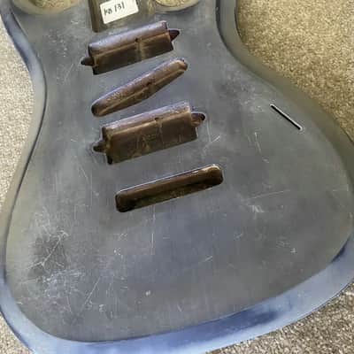 Black HSH 7 String Guitar Body image 7