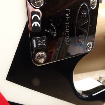 EVH Striped Series "Circles/See Ya" 2014--The OG --Titanium and Brass Hot Rodded- - Gloss Black/White image 10
