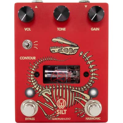 Walrus Audio Silt Harmonic Tube Fuzz Pedal, Red image 1